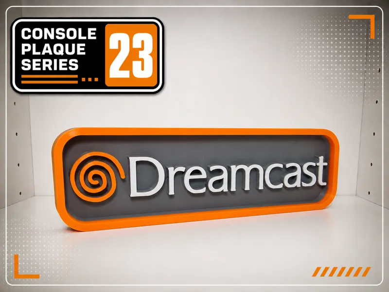 Console Logo Plaque - Sega Dreamcast