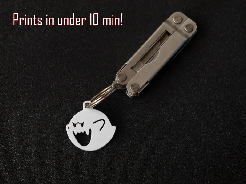 Mario Ghost Keychain 
