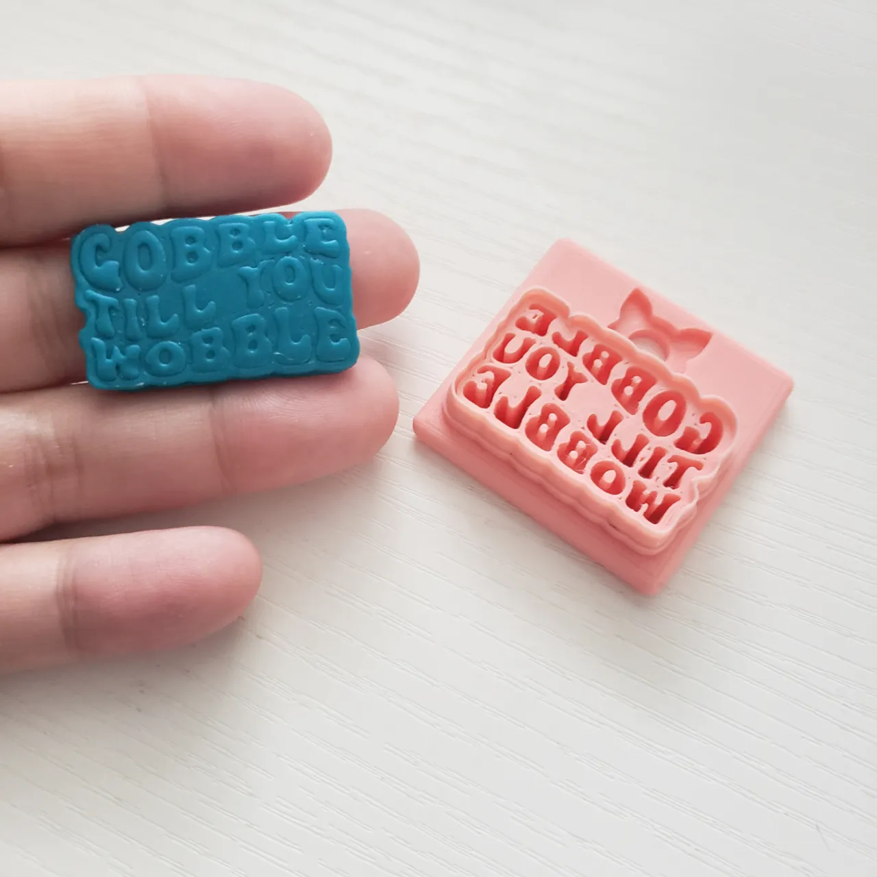 Gobble Till You Wobble Polymer Clay Earring Cutter view 4