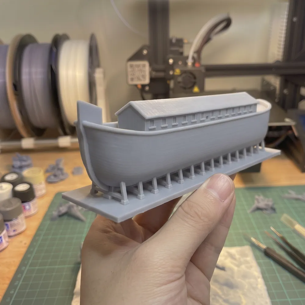 Noah's ark 3D Model Bible Art - Free 3D Print Model - MakerWorld