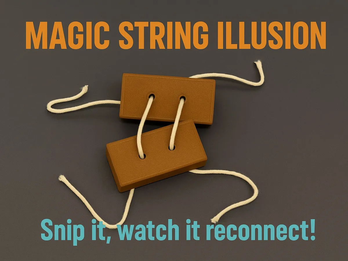 Magic String Illusion - Free 3D Print Model - MakerWorld