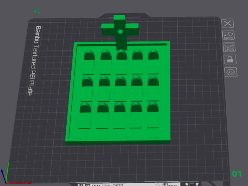 Cemetery mini model
