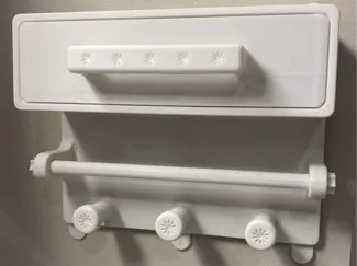 Hanging Hair Accessory Bathroom Organizer