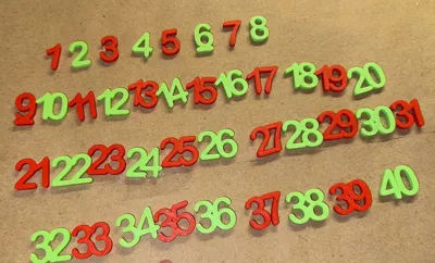 Numbers 0 - 50