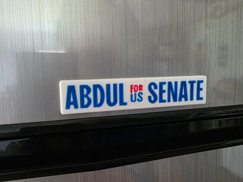 Abdul El-Sayed for US Senate Magnet