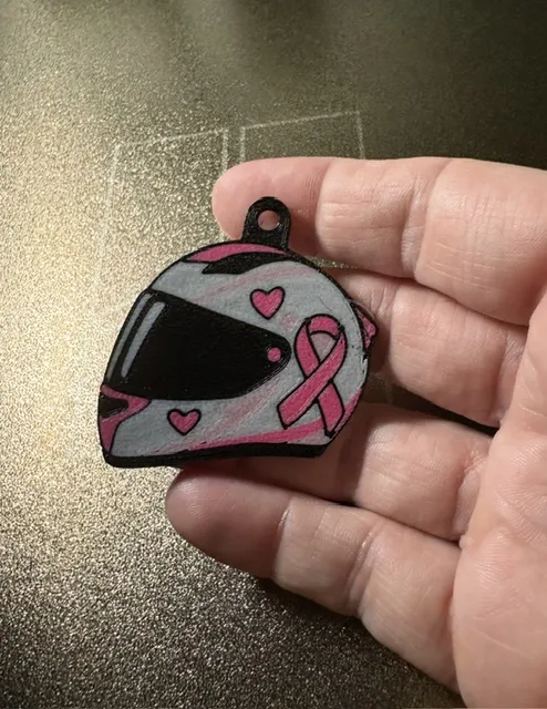 Support Process Symbol Colour keychain pink and blue headphones - Free 3D Print Model - MakerWorld
