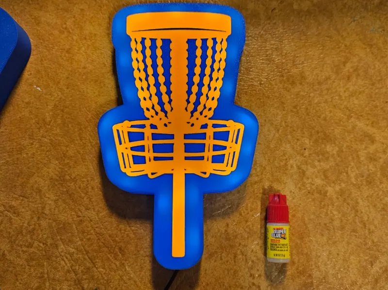 Discgolf Basket Lightbox