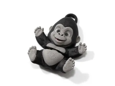 gorilla keychain