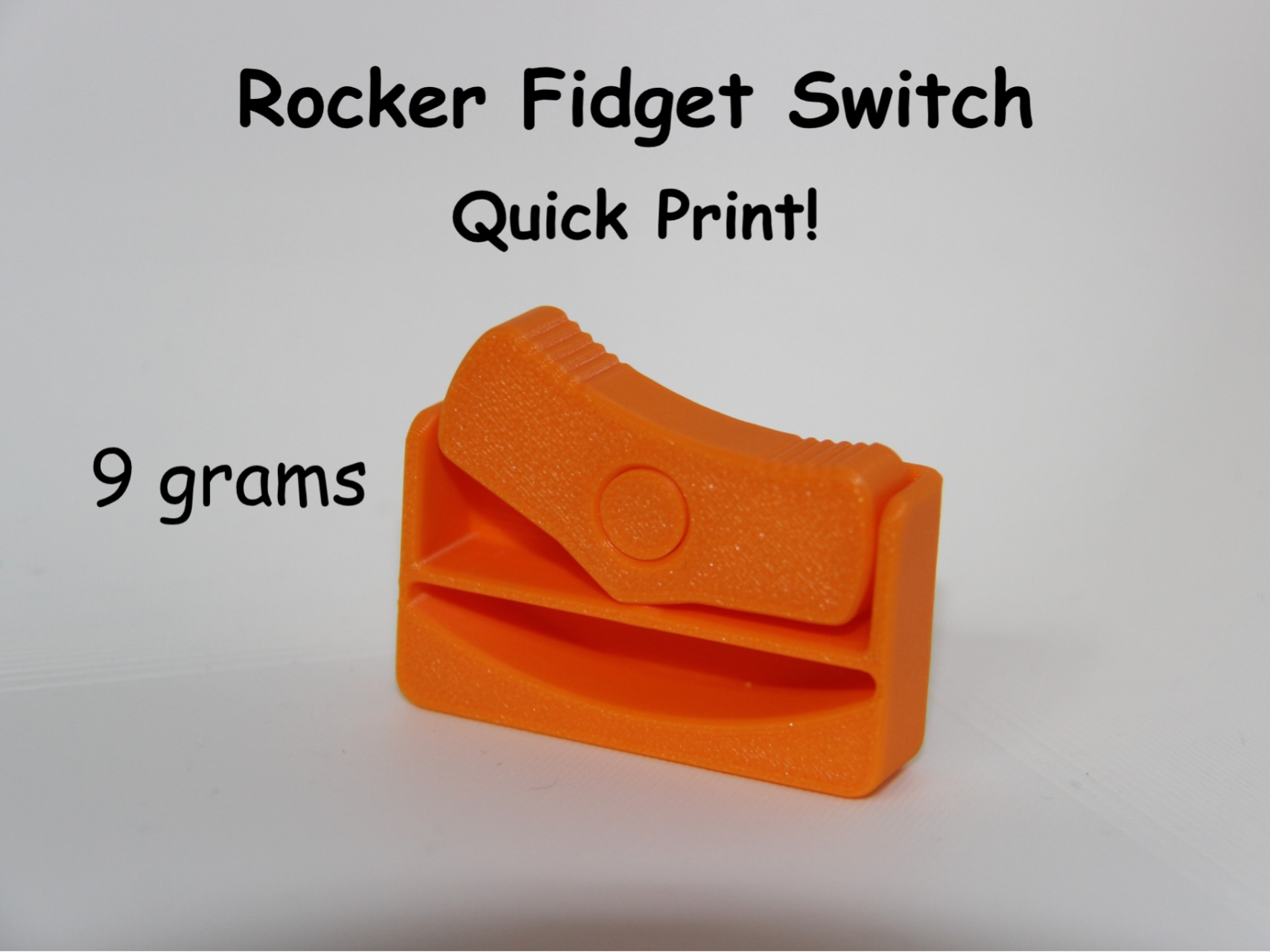 Rocker Fidget Switch 3D model