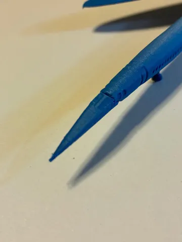 Letrero o emblema decorativo: Articulated Oblique Wing airliner - 1:400 Scale — vista de referencia 5