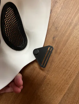 Elastic Band Holder for Masks and Helmets