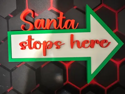 Santa stops here