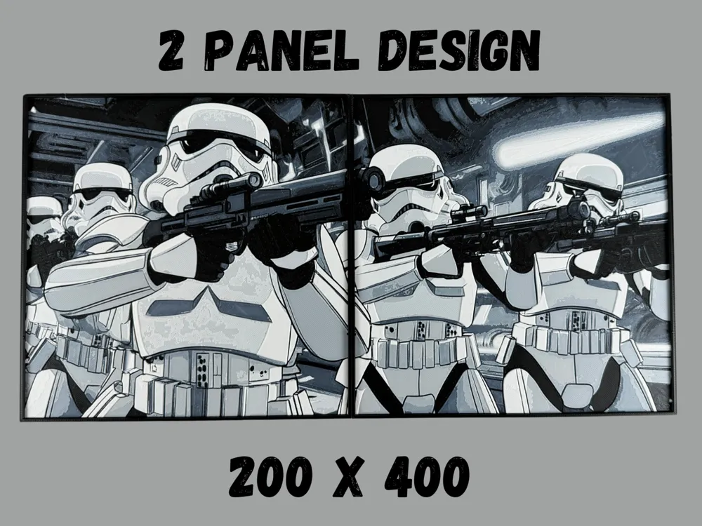 Storm Trooper - Star Wars Multi-panel Hueforge