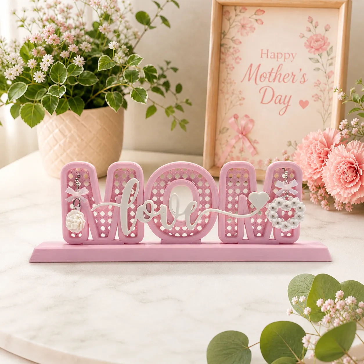 MOM Love Earring Display view 2