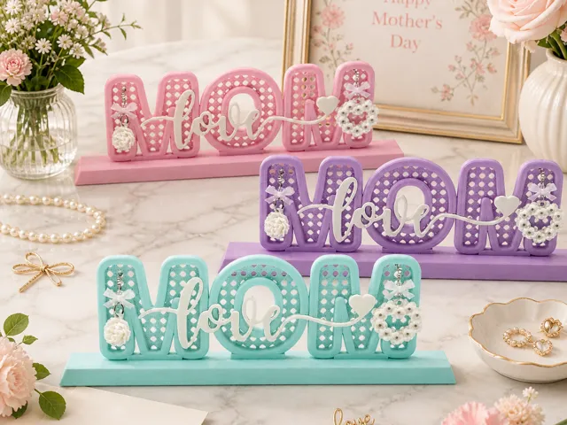MOM Love Earring Display