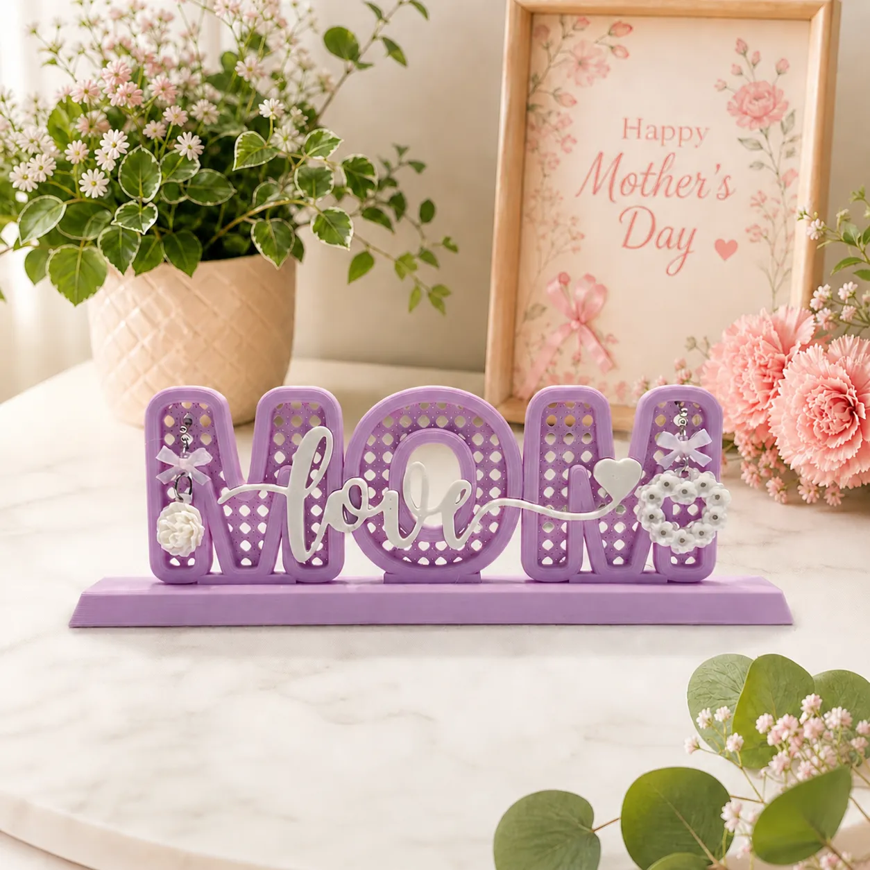 MOM Love Earring Display view 4