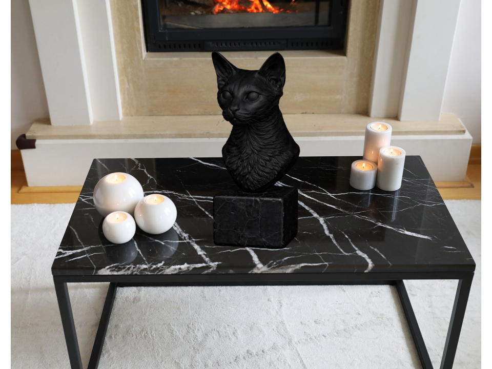 Cat Bust - Devon Rex