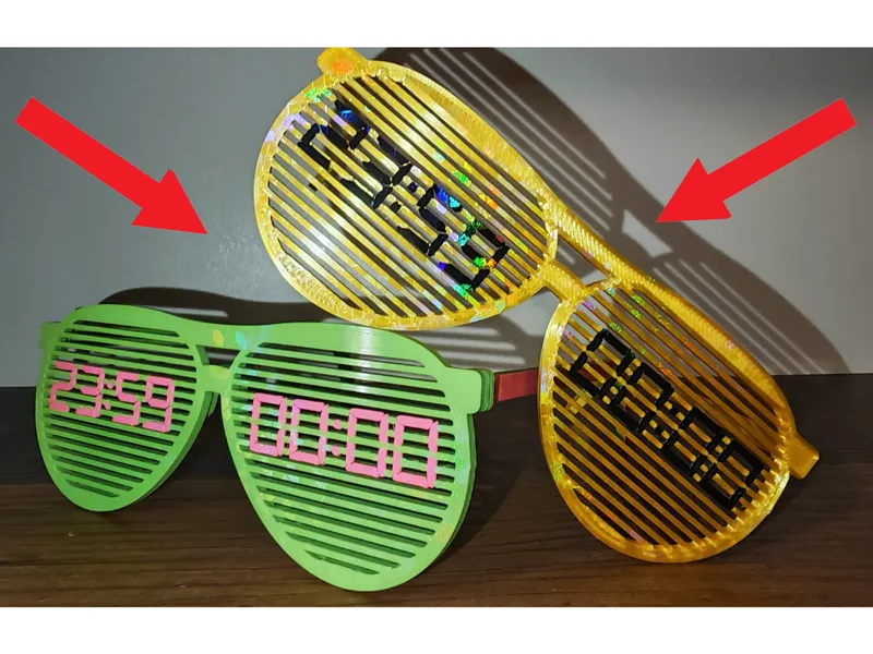 2026 new year glasses - countdown silverster 2026