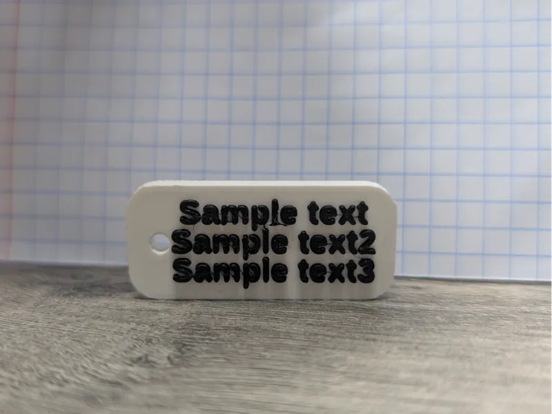 Customizable Key Marker/Keychain