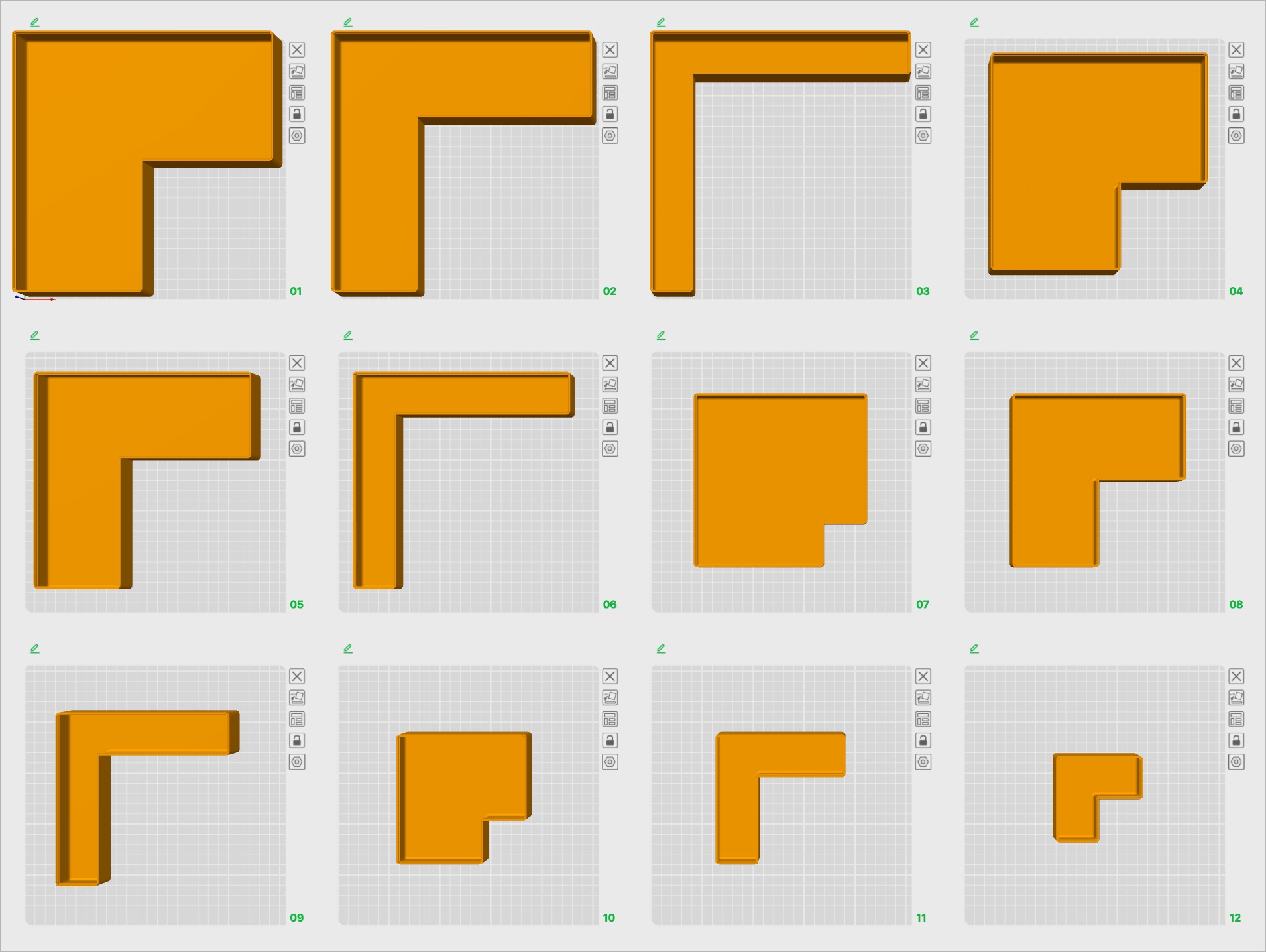 Miniatura 5 do modelo 3D Spacerless - Gridfinity Bin Generator