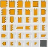 6U Puzzle styles without stacking lip 0.2mm layer