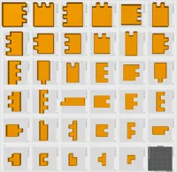 6U Puzzle styles without stacking lip 0.2mm layer