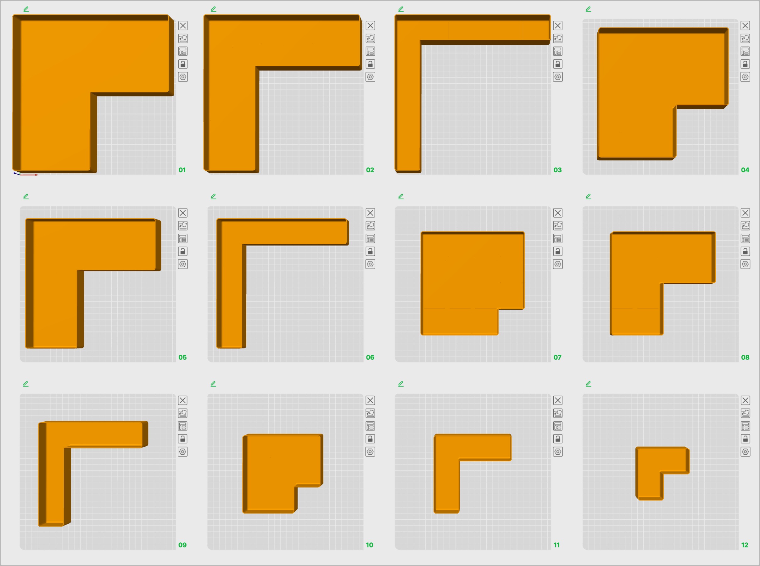 Miniatura 1 do modelo 3D Spacerless - Gridfinity Bin Generator