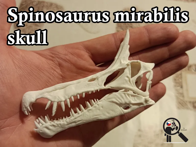 †Spinosaurus mirabilis skull