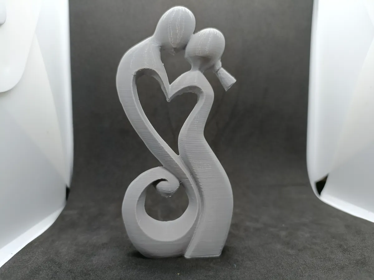 Romantic Couple Valentine’s Day Art Sculpture - Free 3D Print Model ...