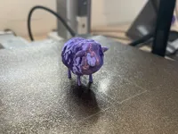 Mini figurine de mouton tout doux — photo 2