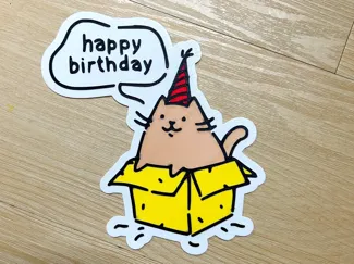 Birthday Card Cat 貓貓生日卡