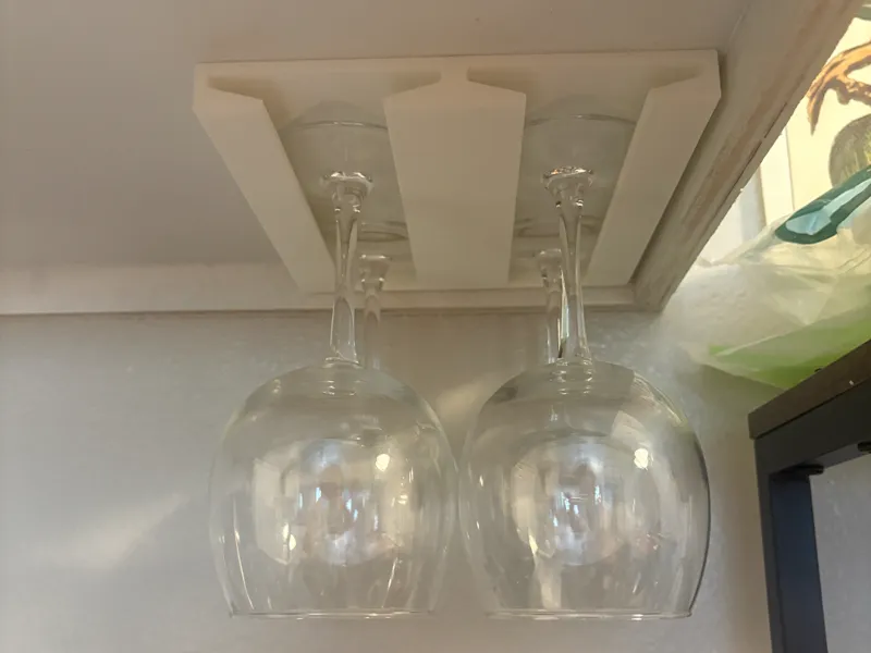 Wine Glass Holder (4 ct.) - under the cabinet