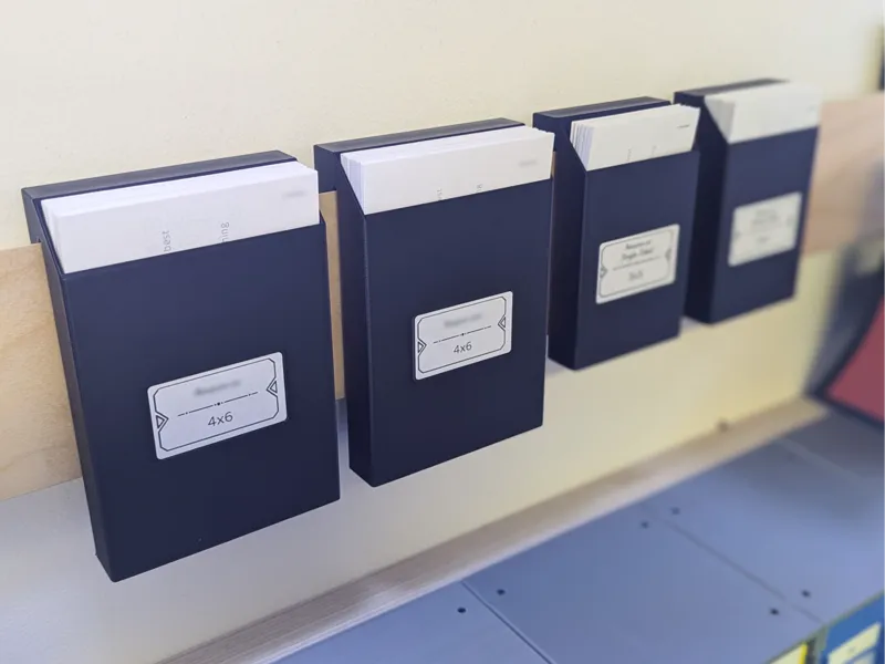 (Parametric) French Cleat Cards Holder