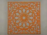 Pochoir mandala à bordure baroque — photo 1