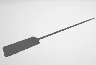 off white zip tie