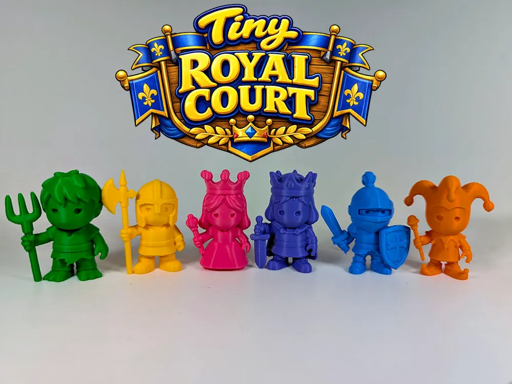 Modelo para impresión 3D: Tiny Royal Court. Referencia del modelo original.
