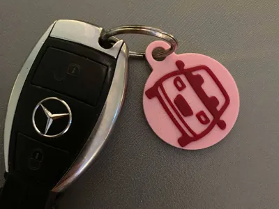 Car tag for car key