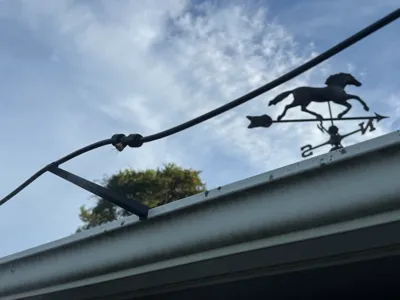 Gutter Mount for Misting Cooling System