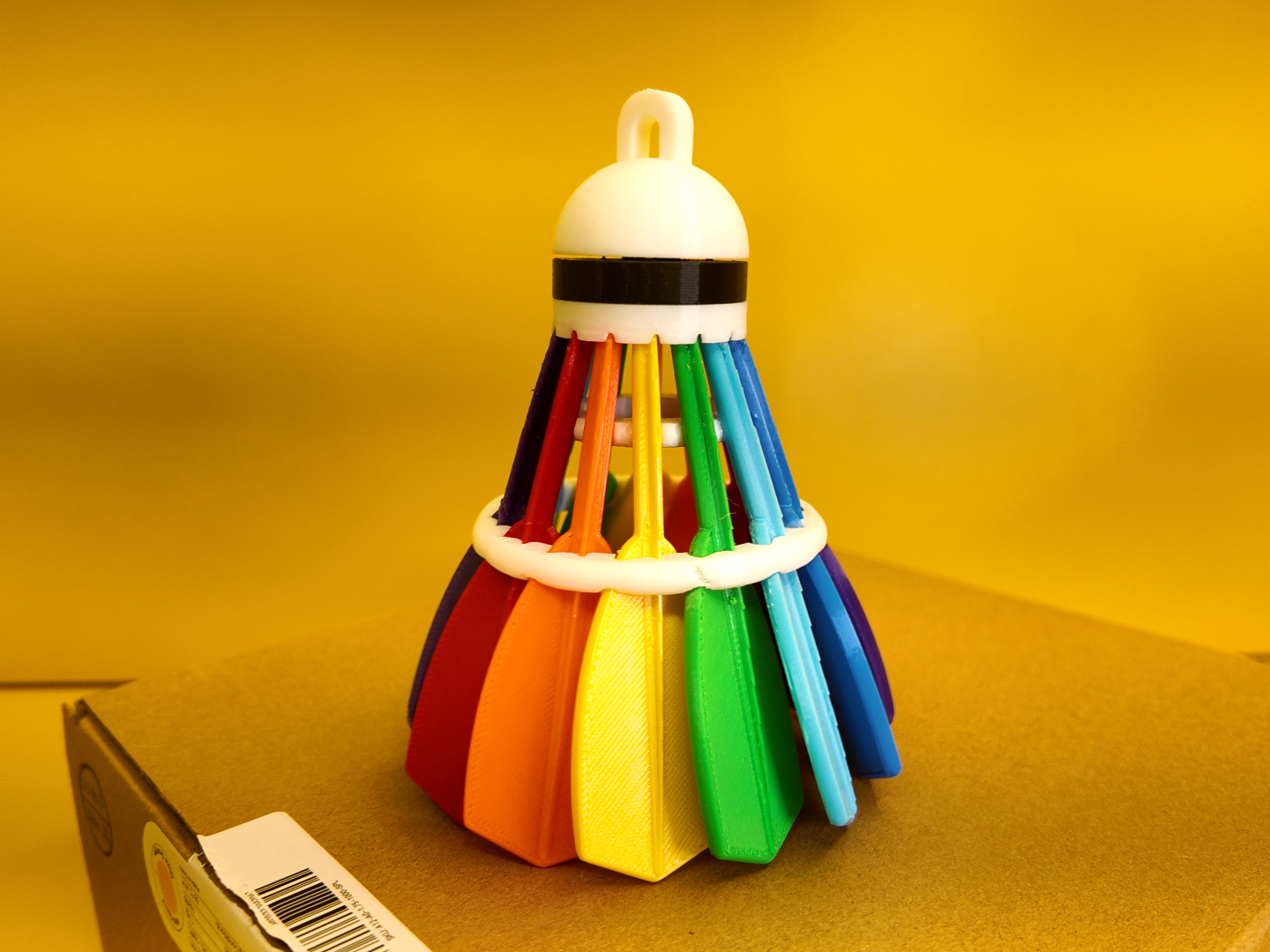 Miniatura 1 do modelo 3D 羽毛球健身挂件