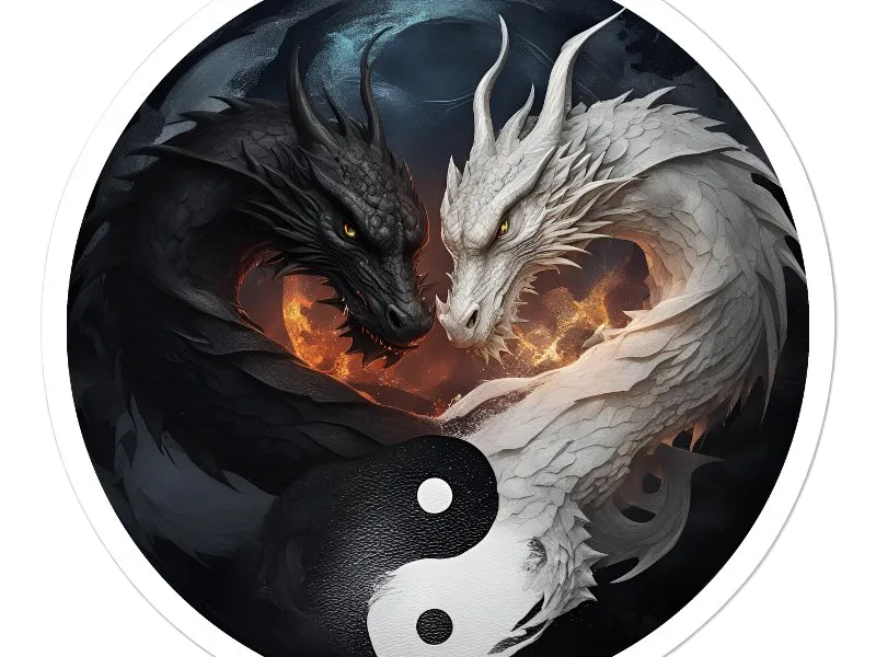 Drache Ying Yang