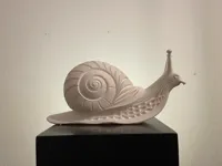 Sculpture d'escargot hexagonale — photo 1