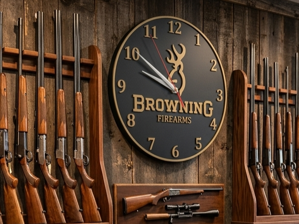 Browning Wall Clock 24cm (no AMS)