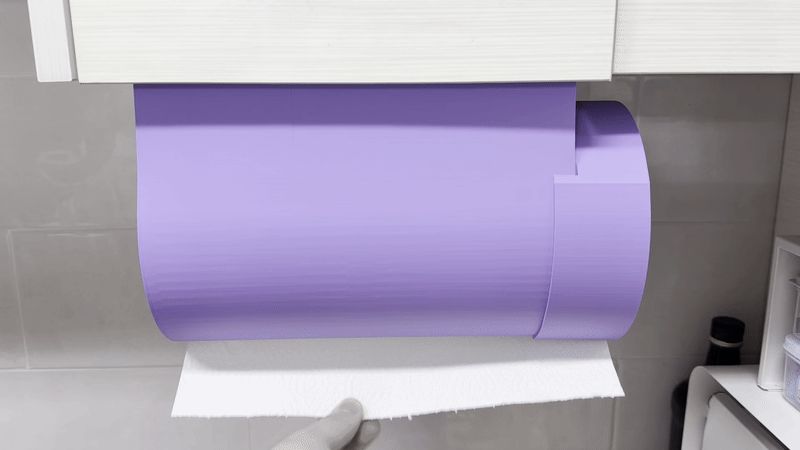 Modular Under-Cabinet Paper Towel Holder