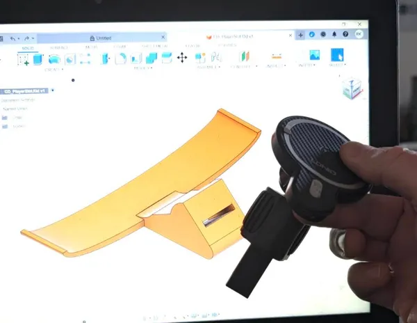 Adaptateur support téléphone voiture pour lecteur CD