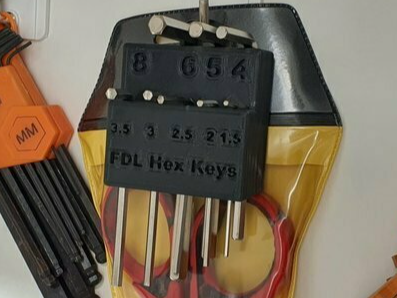 Hex keys holder