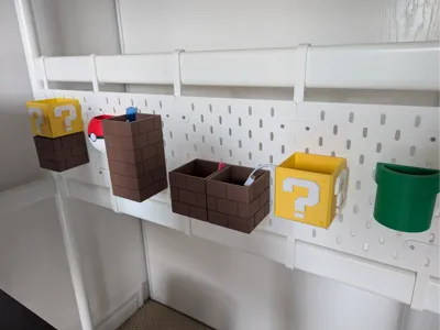 Skadis Board mounts for a the Vitval loft bed
