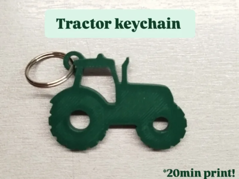 tractor keychain