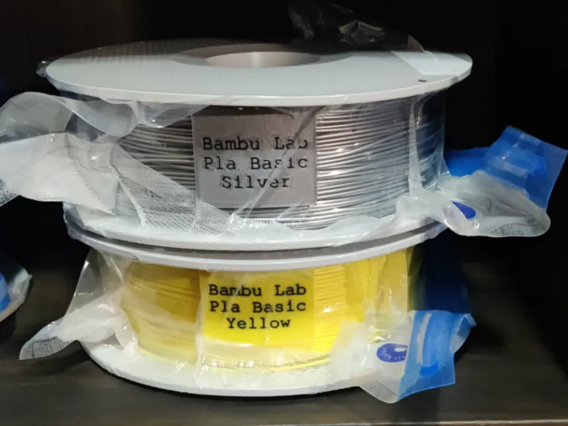 Vacuum Bag Filament Labels & Swatches