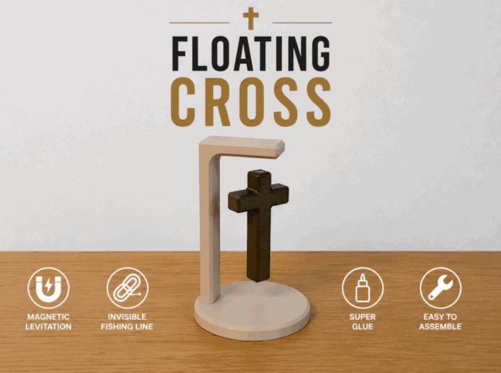Floating Cross - No Electronics Required