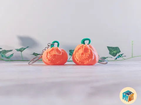 Spooky Pumpkin Keychain -NO AMS- Halloween Edition